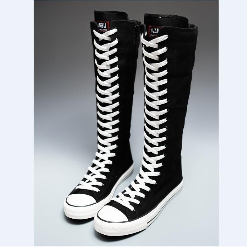Summer Clothing Korea - Novidade 2025: Tênis Cano Alto Feminino