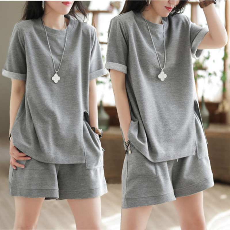 Summer Clothing Affordable - Conjunto de Verão Casual Esportivo Solto