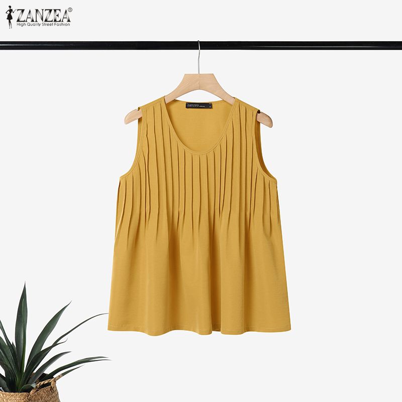 Summer Clothing Plus Size - ZANZEA Blusa Feminina Plus Size 5XL