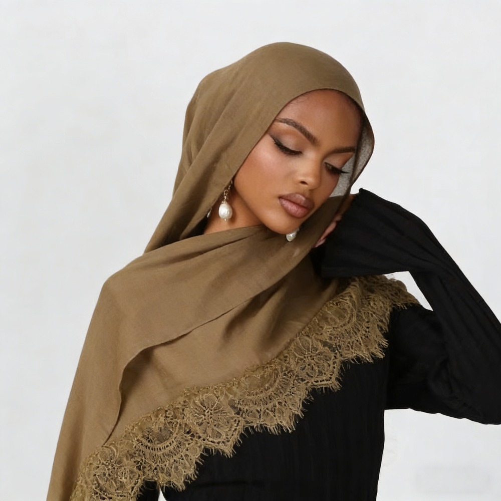Summer Clothing Hijab - Novo Lenço Hijab de Algodão e
