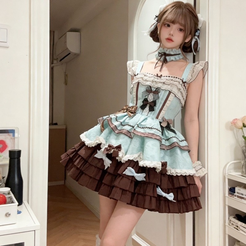 Summer Japanese Clothing - Novo Conjunto de Vestido JK Japonês