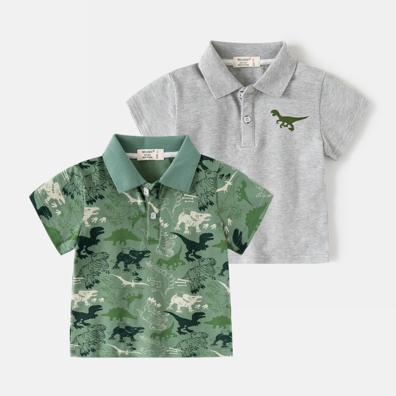 Summer Clothing Toddler - Camisa Polo Infantil Masculina de Verão