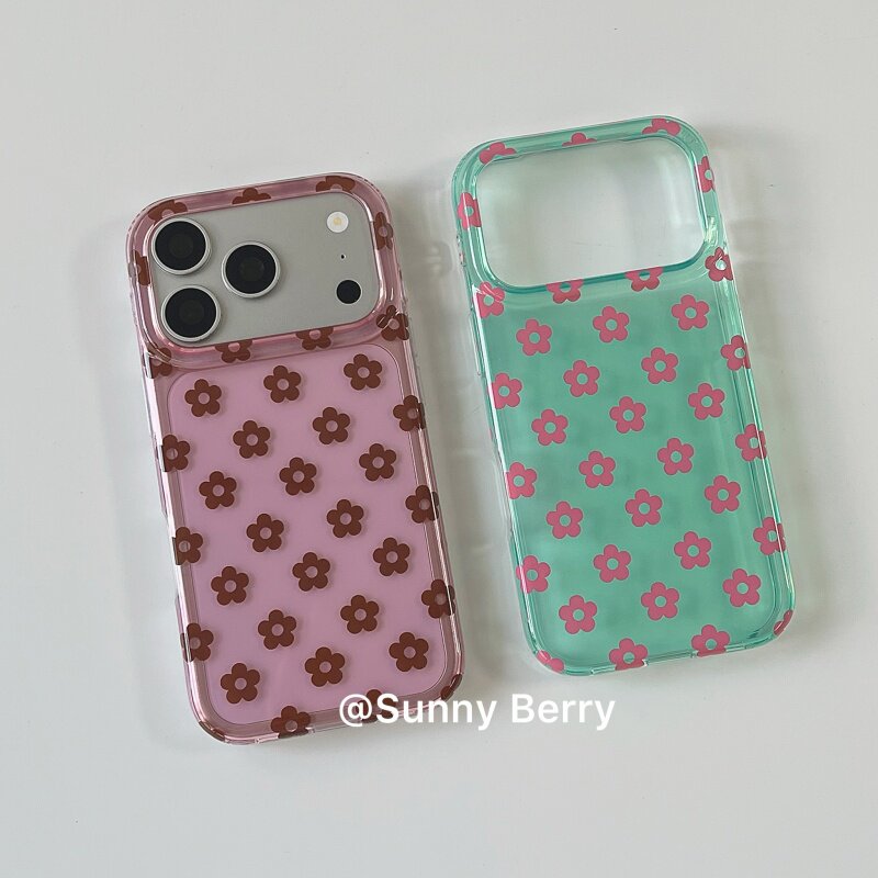 Summer Clothing Korea - Capa de Telefone com Flores Coloridas