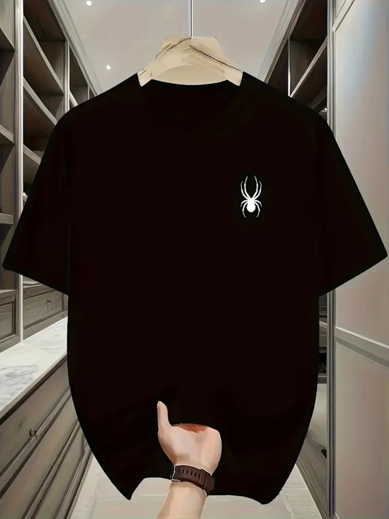 Summer Clothing Affordable - Camiseta de Manga Curta Bordada com