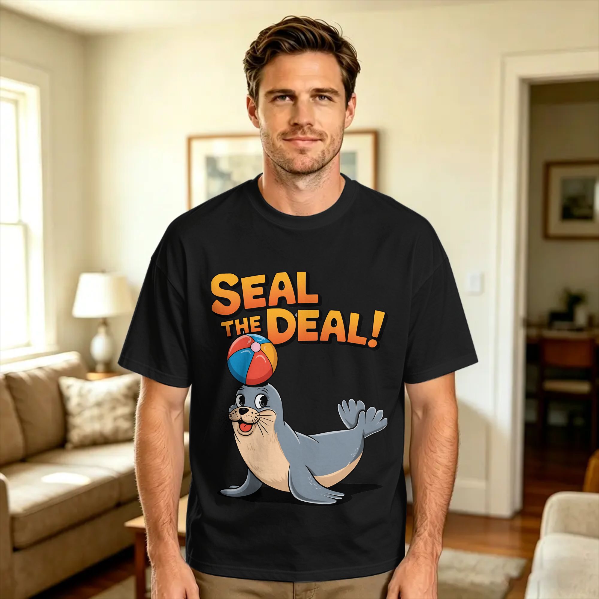 Summer Clothing Deals - Camiseta Seal The Deal Hippie, camisetas
