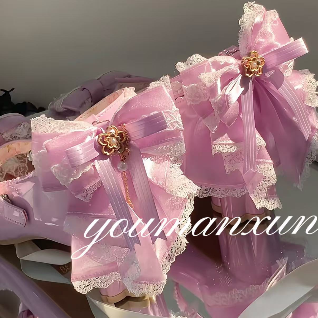 Summer Japanese Clothing - LEOSOXS Sapatos de Salto Alto Princesa