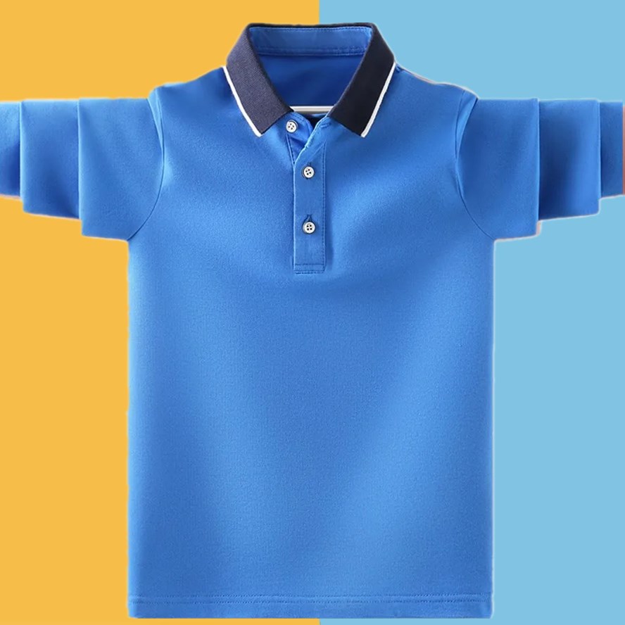 Summer Clothing Toddler - Camisa polo para crianças, gola virada