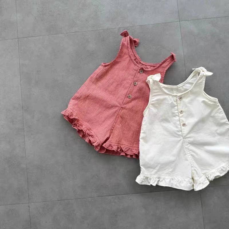Summer Clothing Toddler - Macacão de Verão para Meninas com