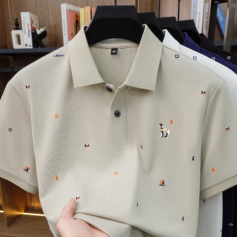 Camisa Polo Masculina de Luxo  - Summer Clothing Affordable avaliação e preço