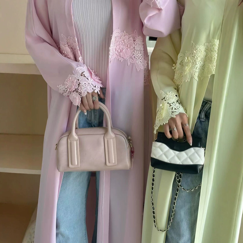Vestido Abaya Muçulmano Bordad - Summer Clothing Hijab avaliação e preço