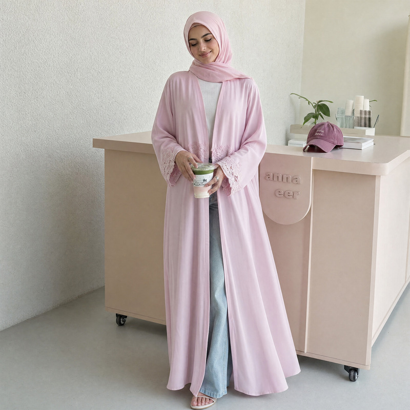 Vestido Abaya Muçulmano Bordad - Summer Clothing Hijab avaliação e preço