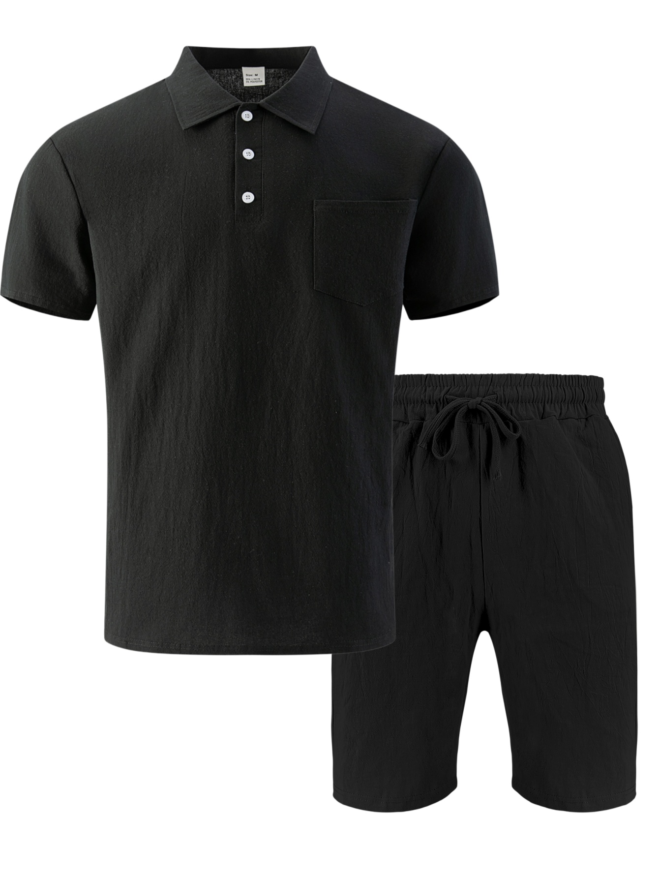 Conjunto de 2 Peças Masculino: - Linen Shorts Men avaliação e preço