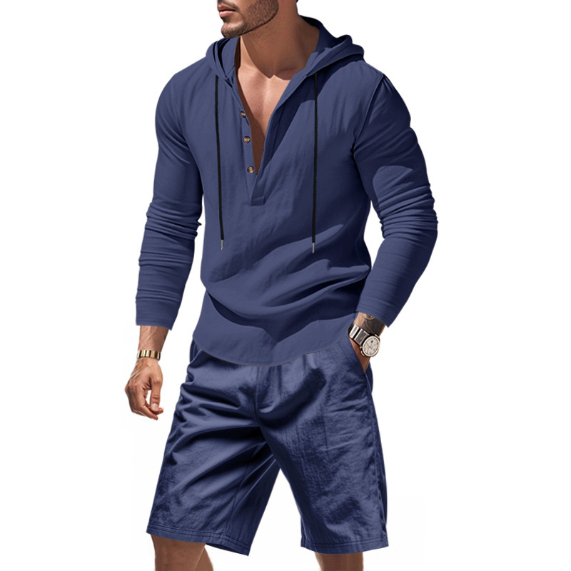 Conjunto Masculino de Linho 2  - Linen Shorts Men avaliação e preço