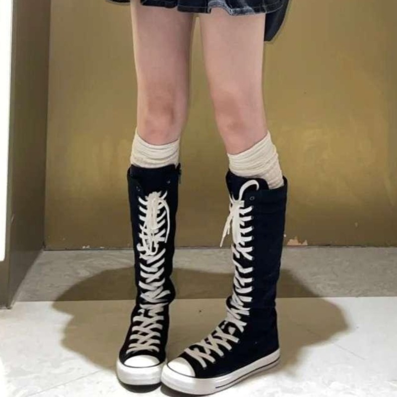 Novidade 2025: Tênis Cano Alto - Summer Clothing Korea avaliação e preço
