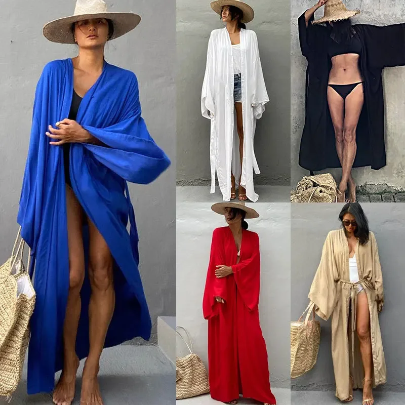 Kimono Feminino para Praia, Ca - Summer Clothing Wraps avaliação e preço