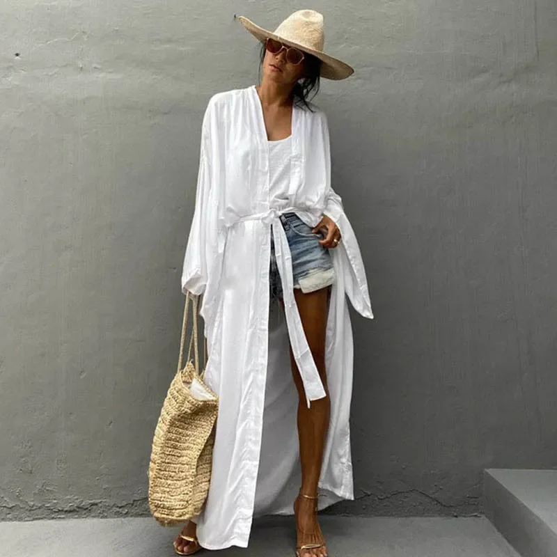 Kimono Feminino para Praia, Ca - Summer Clothing Wraps avaliação e preço