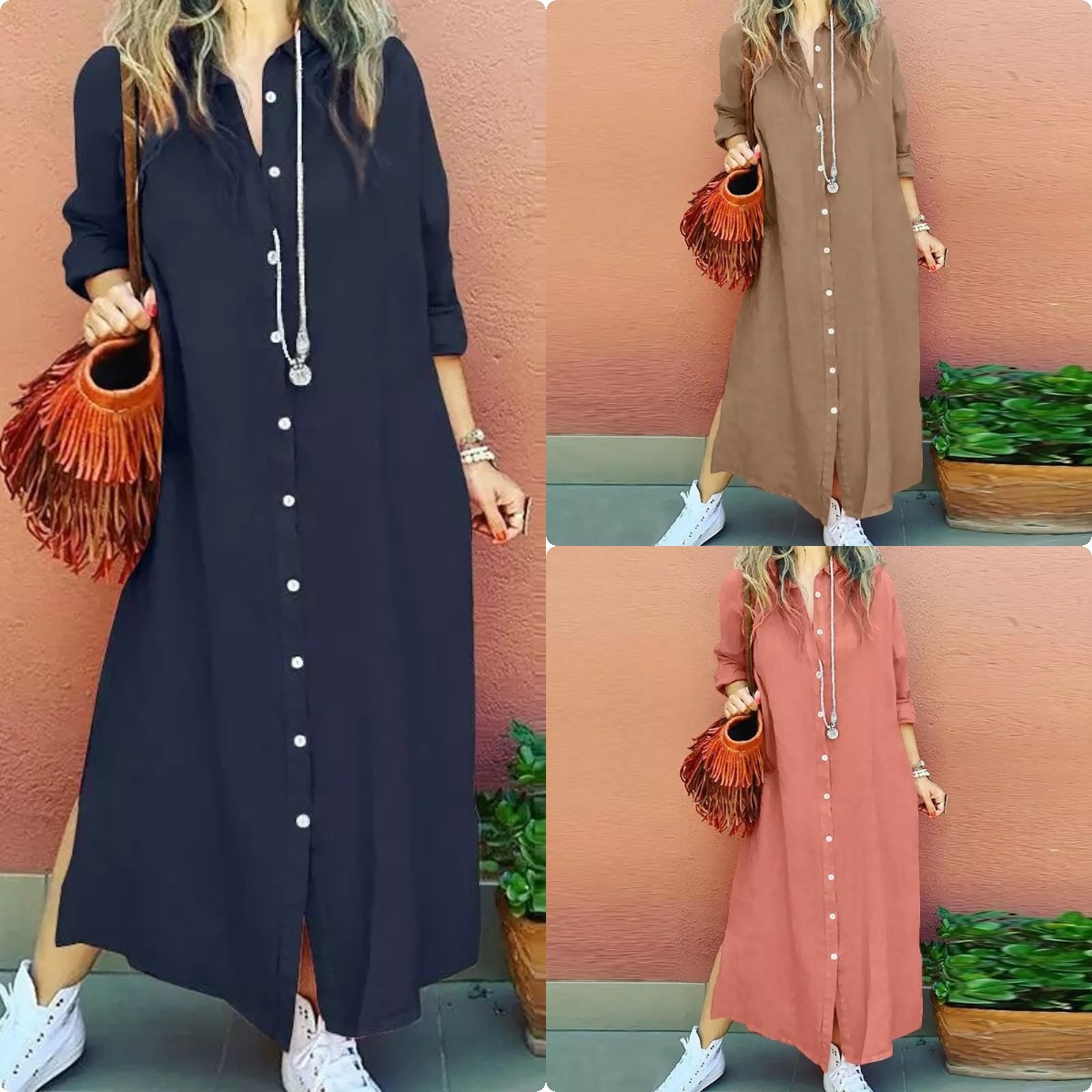 Vestido longo muçulmano abaya  - Summer Clothing Hijab avaliação e preço