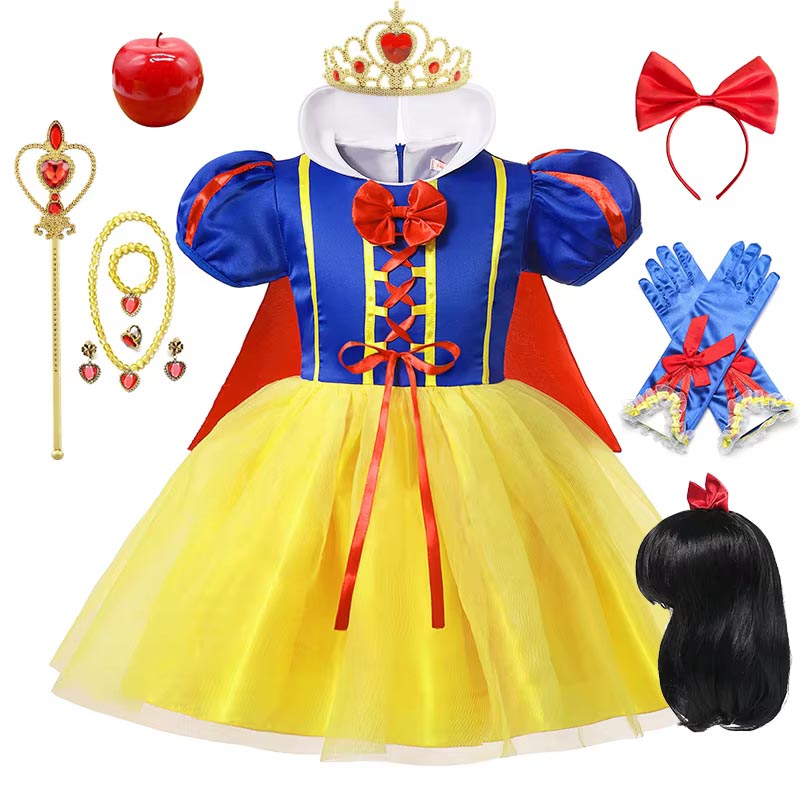 Fantasia de Princesa Branca de - Summer Clothing Kids avaliação e preço