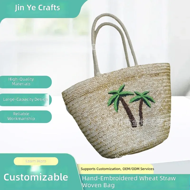 Bolsa de Palha de Trigo Artesa - Beach Bag Straw avaliação e preço