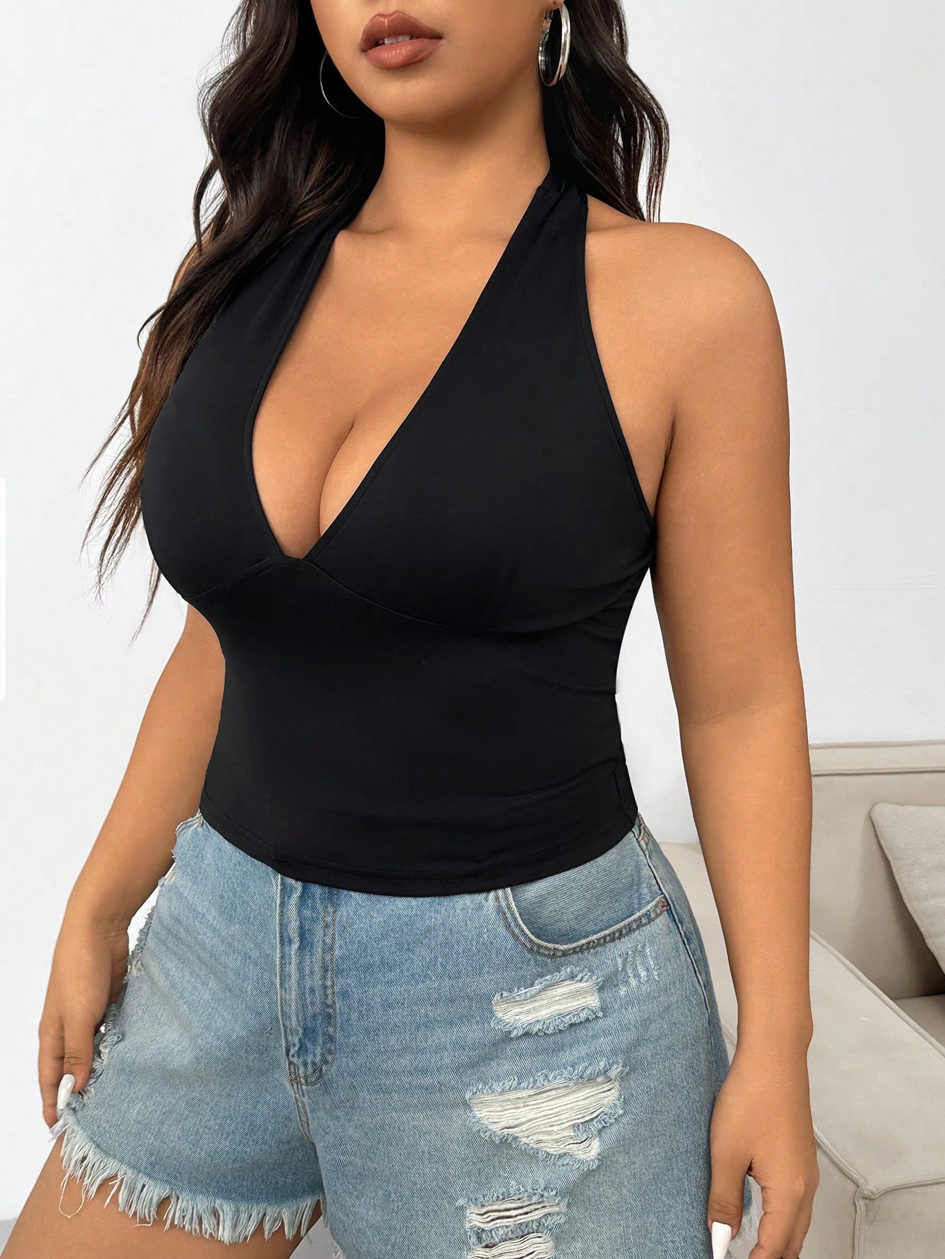 Nova Moda, Cor Sólida, Tamanho - Summer Clothing Plus Size avaliação e preço
