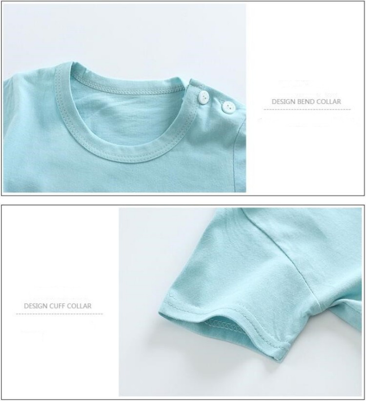 Conjunto de agasalho de algodã - Summer Clothing Toddler avaliação e preço