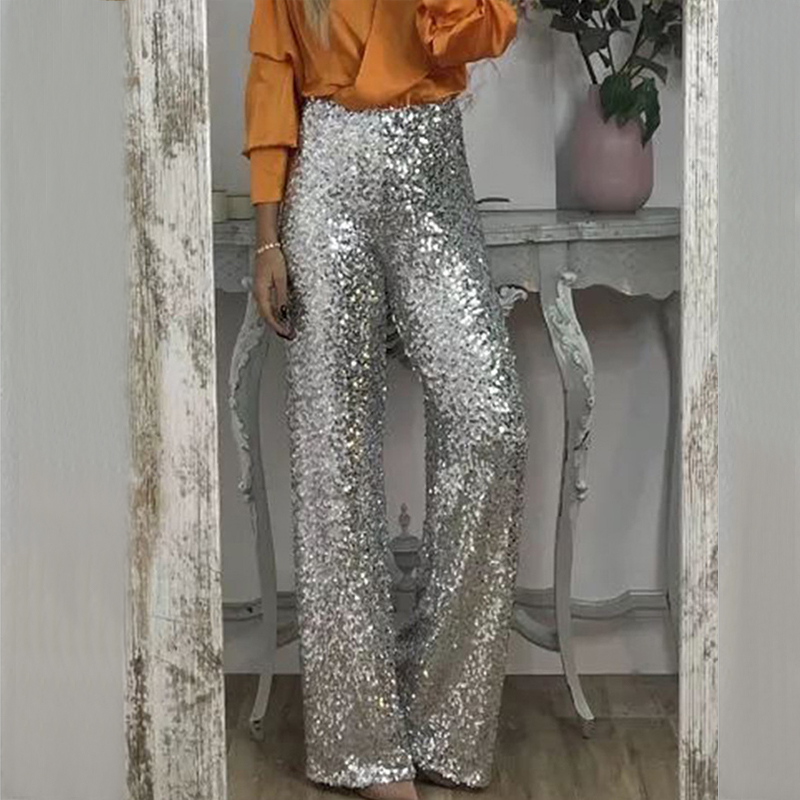 Bkld festa glitter calças casu - Summer Clothing Wraps avaliação e preço