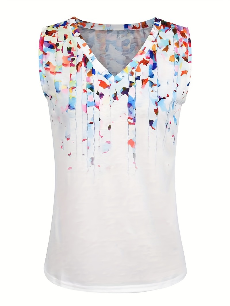 Flor com decote em v feminino  - Summer Clothing Plus Size avaliação e preço