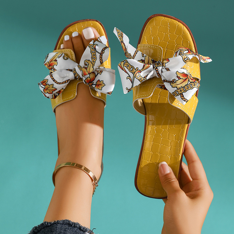 Sandálias Femininas com Laço,  - Summer Clothing Korea avaliação e preço