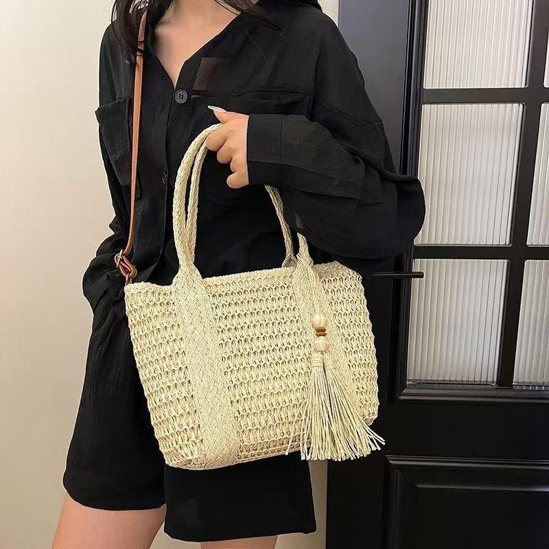 Bolsa de Palha Trançada para M - Beach Bag Straw avaliação e preço