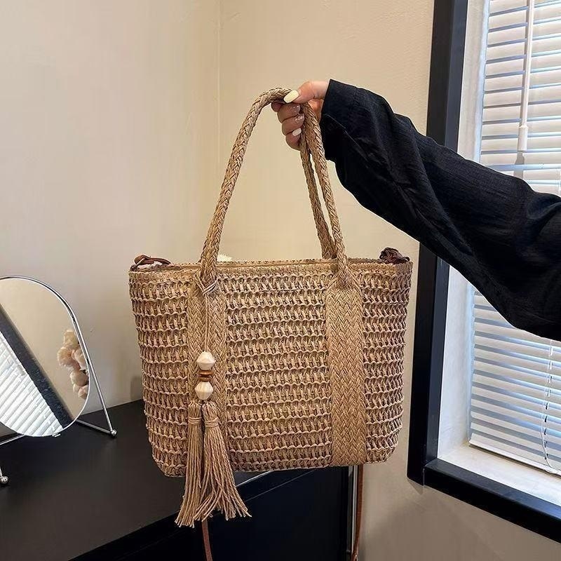 Bolsa de Palha Trançada para M - Beach Bag Straw avaliação e preço