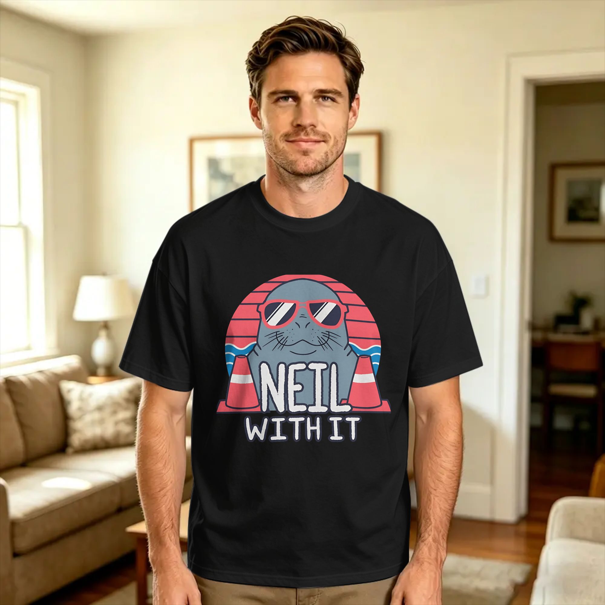 Camiseta Neil the Seal Deal Wi - Summer Clothing Deals avaliação e preço