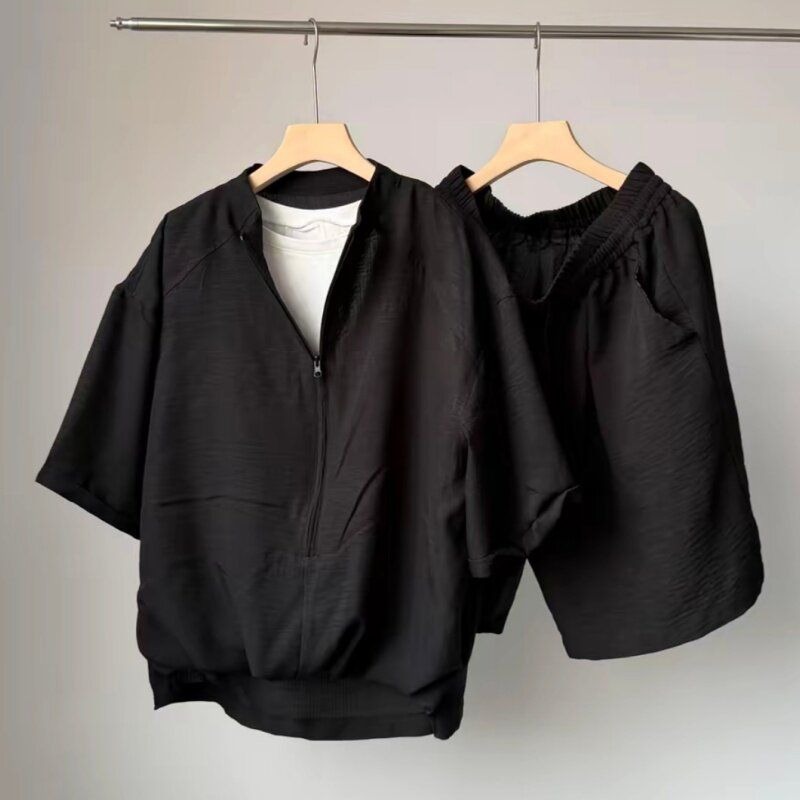 Conjuntos de Verão Masculinos  - Linen Shorts Men avaliação e preço