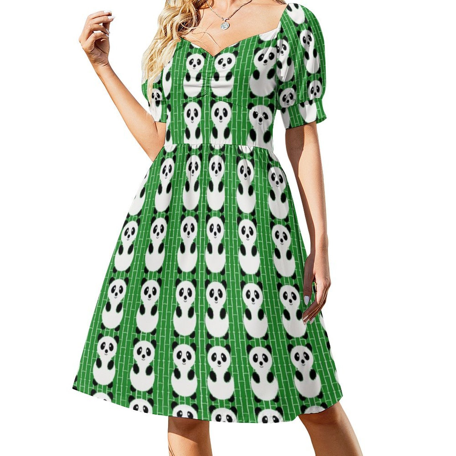 Panda padrão boho chique vesti - Summer Clothing For A Beach avaliação e preço
