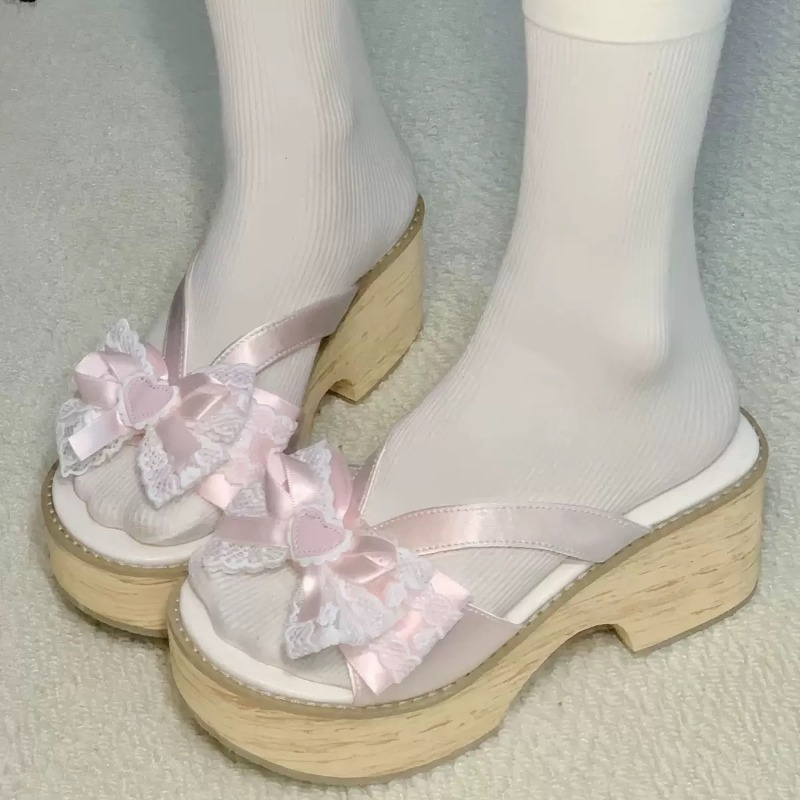 Sandálias de Plataforma com La - Summer Japanese Clothing avaliação e preço