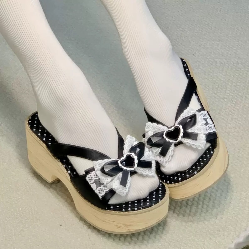 Sandálias de Plataforma com La - Summer Japanese Clothing avaliação e preço