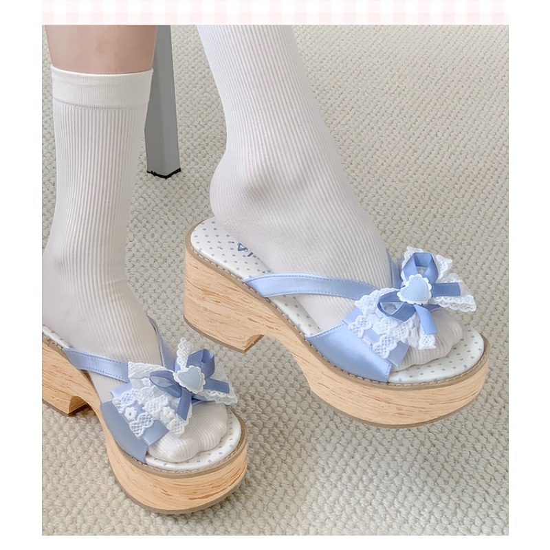 Sandálias de Plataforma com La - Summer Japanese Clothing avaliação e preço