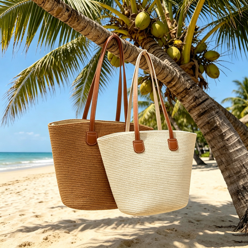 CLAREGQI Bolsa de Palha Femini - Beach Bag Straw avaliação e preço