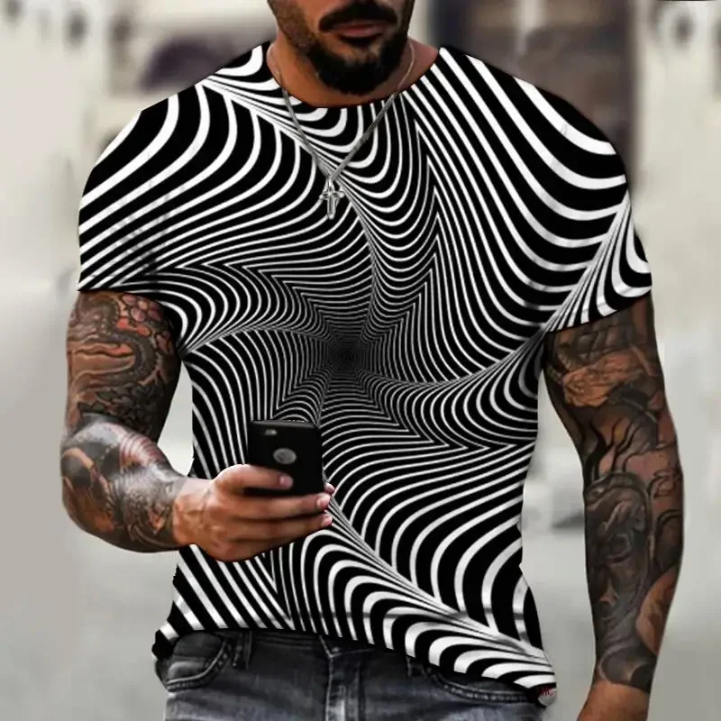 Camiseta masculina impressa em - Summer Clothing Affordable avaliação e preço
