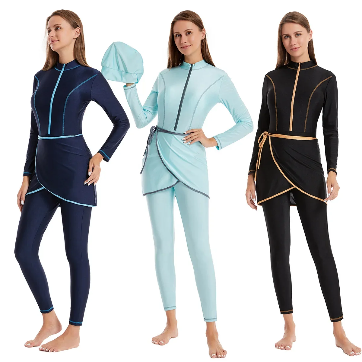 Conjunto de 3 Peças de Roupa d - Summer Clothing Hijab avaliação e preço