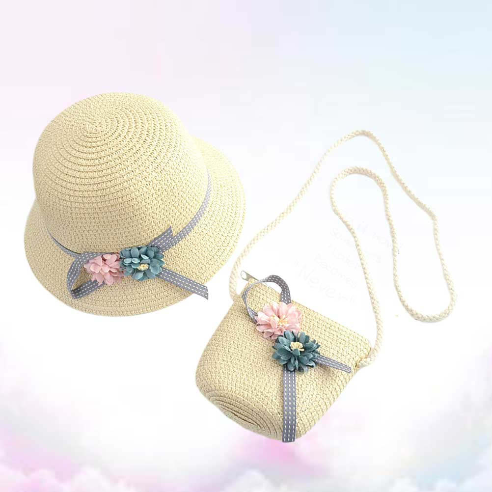 Conjunto de Chapéu de Palha e  - Beach Bag Straw avaliação e preço