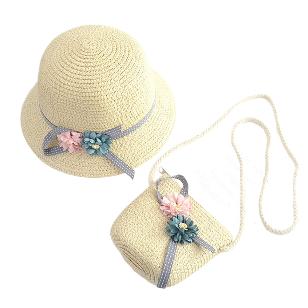 Conjunto de Chapéu de Palha e  - Beach Bag Straw avaliação e preço