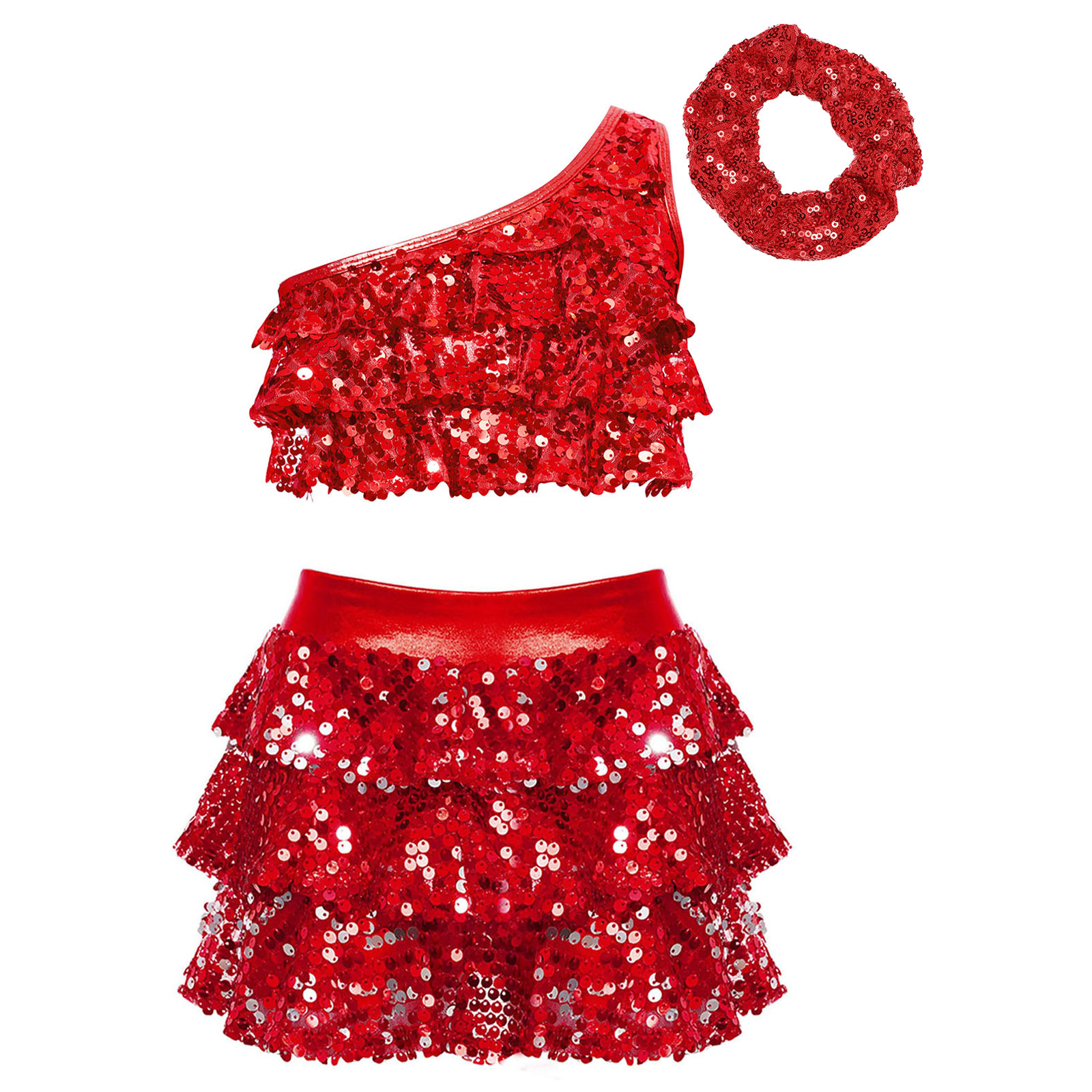 Crianças meninas lantejoulas b - Summer Clothing Kids avaliação e preço