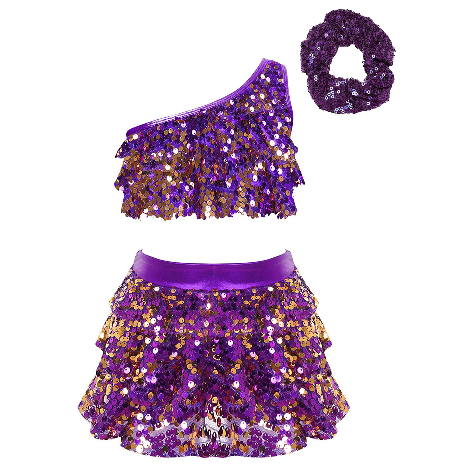 Crianças meninas lantejoulas b - Summer Clothing Kids avaliação e preço